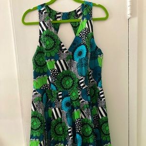 Structured summer party dress